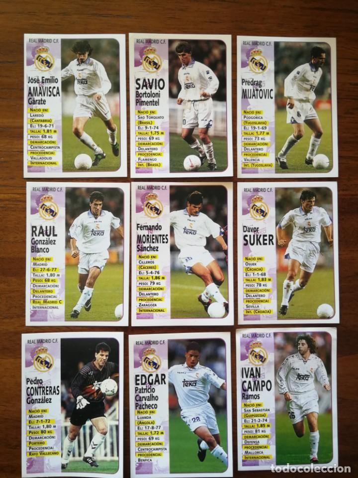 Cromos (autocollants) Real Madrid 1988-89 Complet - Hugo Sánchez, Butragueño, Schuster