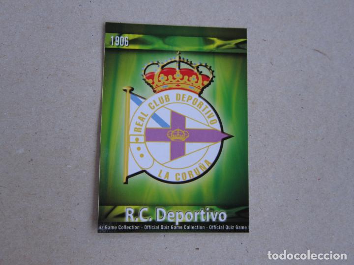 Cromos de F&uacute;tbol: MUNDICROMO FICHAS QUIZ GAME 2010 MATE N&ordm; 163 ESCUDO DEPORTIVO CORU&Ntilde;A 09 10 2009