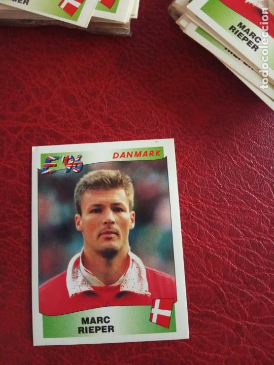 Cartes &agrave; collectionner de Football: RIEPER DINAMARCA 1996 CROMO FUTBOL EURO INGLATERRA 96 SIN PEGAR RF0 N 280