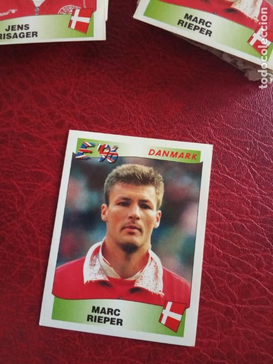 Cartes &agrave; collectionner de Football: RIEPER DINAMARCA 1996 CROMO FUTBOL EURO INGLATERRA 96 SIN PEGAR RF0 N 280 B