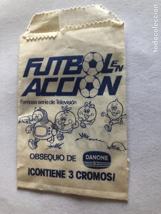 Fu&szlig;ball-Sticker: SOBRE CROMOS ABIERTO FUTBOL ACCION DANONE SIN CROMOS