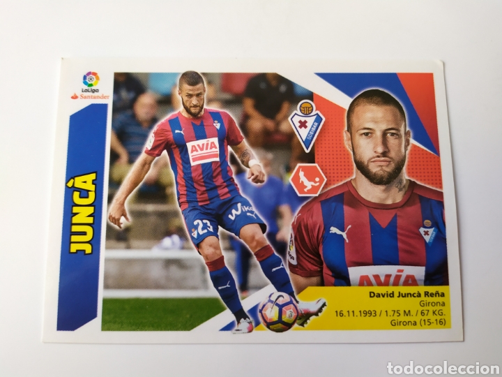 Cromos de f&uacute;tbol: Liga este 2017 2018 panini Junca n&deg; 7 B Eibar - Foto 1
