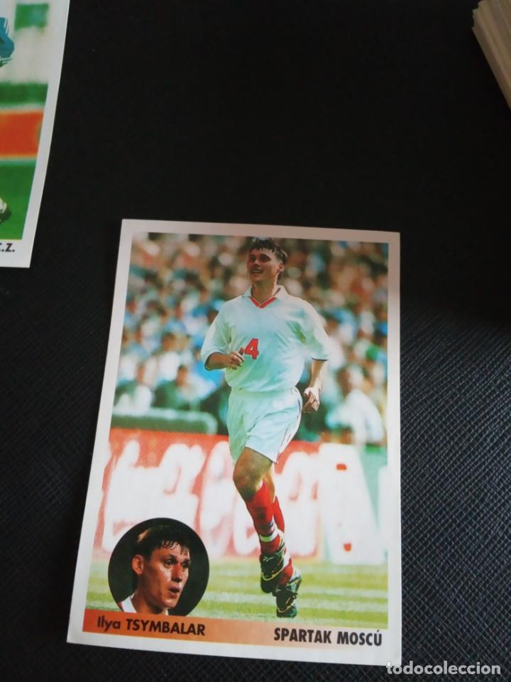 Football Stickers: TSYMBALAR SPARTAK MOSCU LOS MEJORES EQUIPOS DE EUROPACROMO FUTBOL LIGA 96 97 SIN PEGAR RF0 308