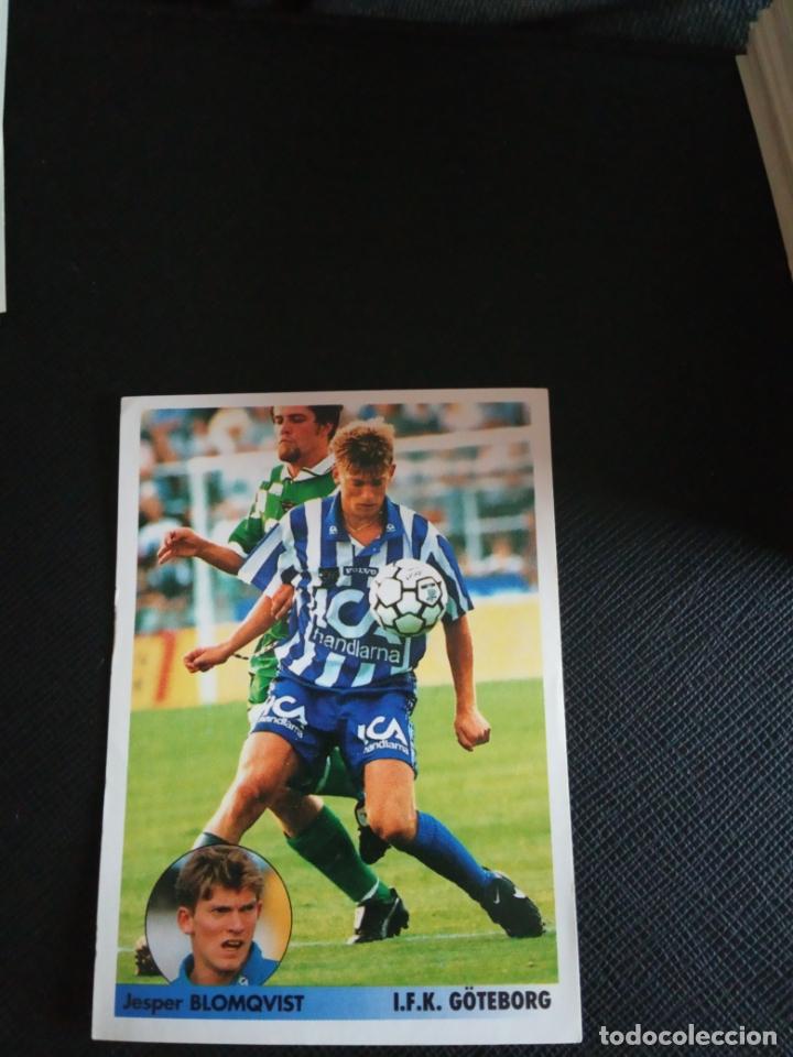 Football Stickers: BLOMQVIST GOTEBORG LOS MEJORES EQUIPOS DE EUROPA CROMO FUTBOL LIGA 96 97 SIN PEGAR RF0 289