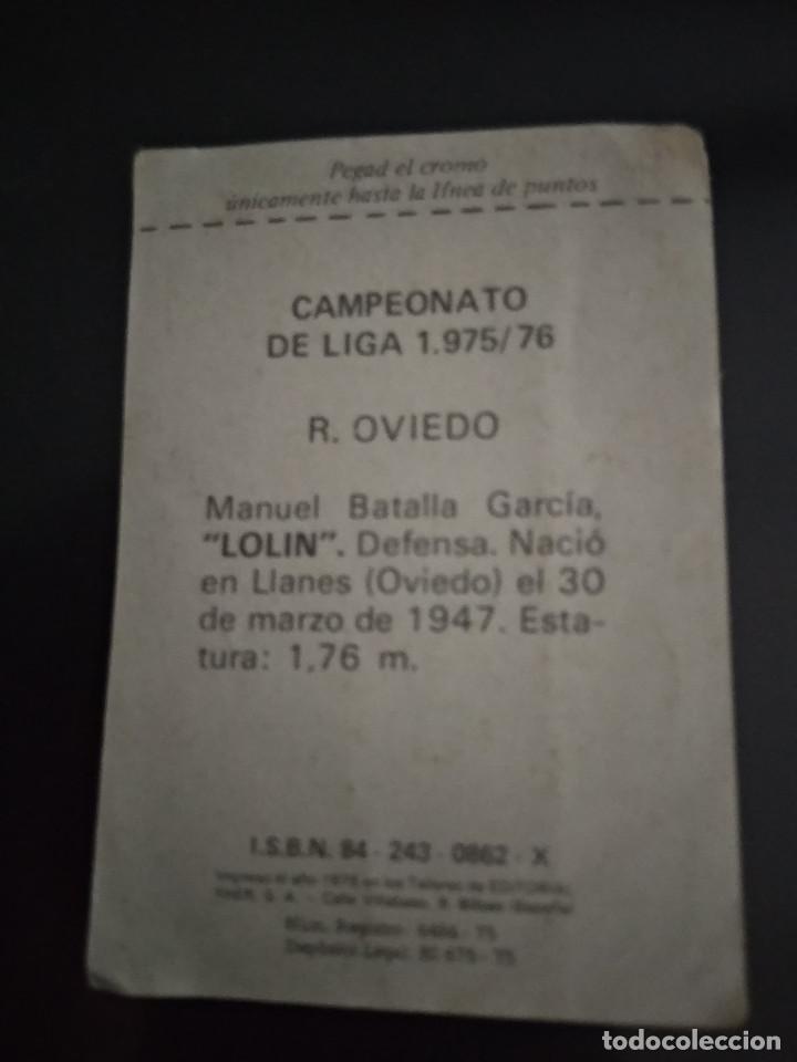 Cromos de f&uacute;tbol: LOLIN - Foto 2