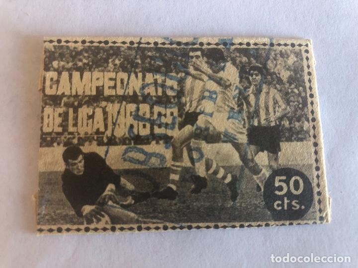 Fu&szlig;ball-Sticker: SOBRE CROMOS FUTBOL CAMPEONATO DE LIGA 1968/69 EDITORIAL DISGRA SIN CROMOS