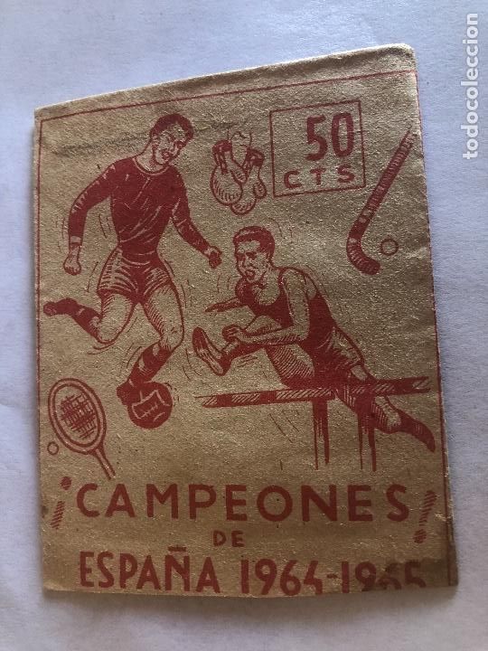 Fu&szlig;ball-Sticker: SOBRE CROMOS CAMPEONES DE ESPA&Ntilde;A 1964/65 SIN CROMOS