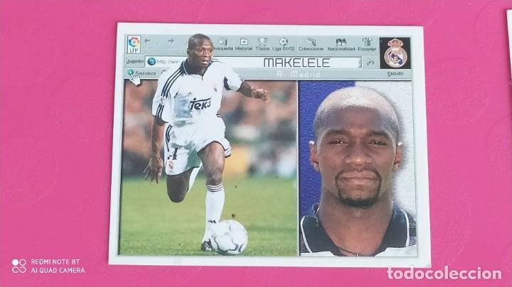 Cromos de f&uacute;tbol: MAKELELE REAL MADRID ESTE 01 02 2001 2002 - Foto 1