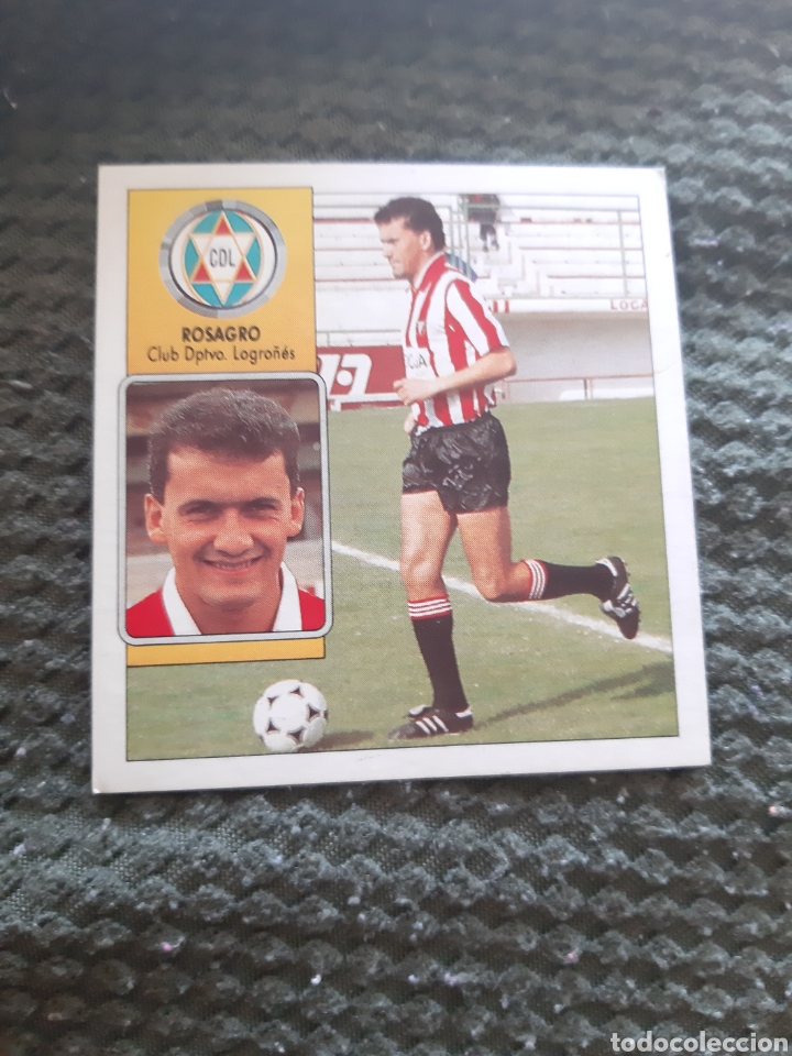 Cromos de f&uacute;tbol: EDICIONES ESTE 92 93 ROSAGRO LOGRO&Ntilde;ES - Foto 1
