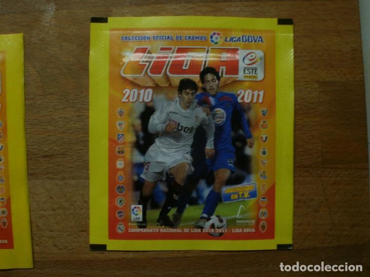 Figurine di Calcio: SOBRE DE CROMOS SIN ABRIR LIGA 10-11 ESTE SOBRE ANCHO