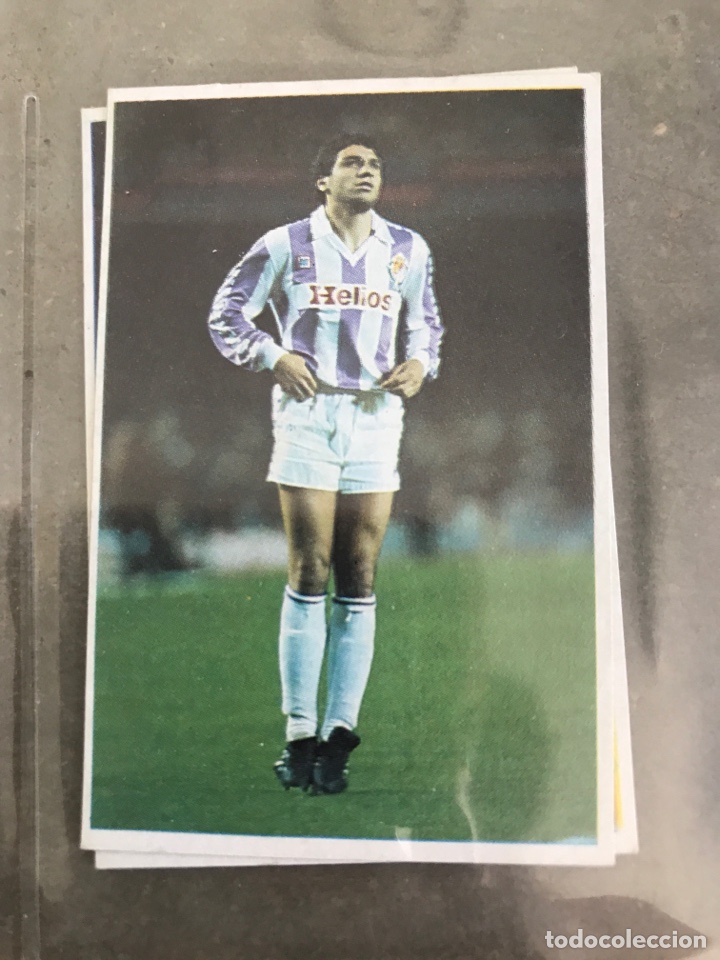 Cromos de f&uacute;tbol: Cromos Cano 85/86 Eusebio Valladolid. Nuevo - Foto 1