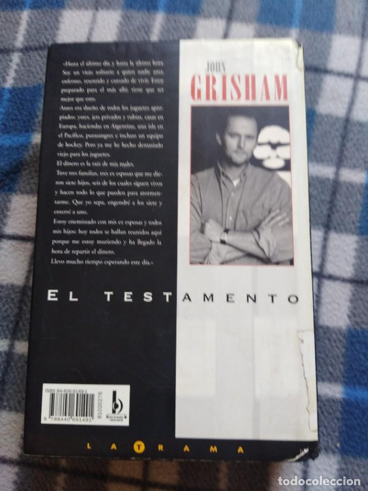 Cromos de f&uacute;tbol: Novela - el testamento - John grisham (470) - Foto 3