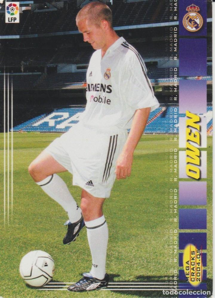 Football Stickers: CROMO FUTBOL .. PANINI MEGRA CRACKS 2004-2005 .. REAL MADRID .. OWEN 466