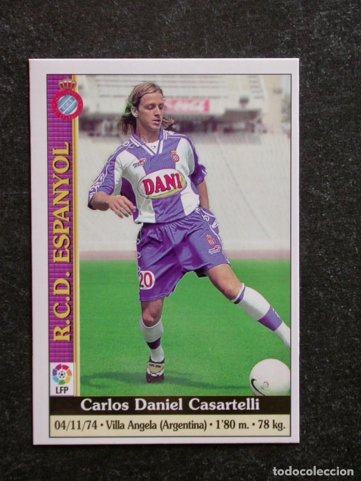 Fu&szlig;ball-Sticker: N&ordm; 519 CASARTELLI DE LAS FICHAS DE LA LIGA 99-00 1999-2000 DE MUNDICROMO