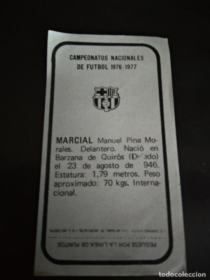 Cromos de f&uacute;tbol: MARCIAL - Foto 2