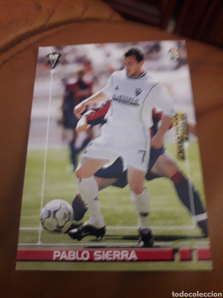 Figurine di Calcio: Panini megafichas Megacracks 2003 2004 03 04 12 Pablo Sierra baja Albacete