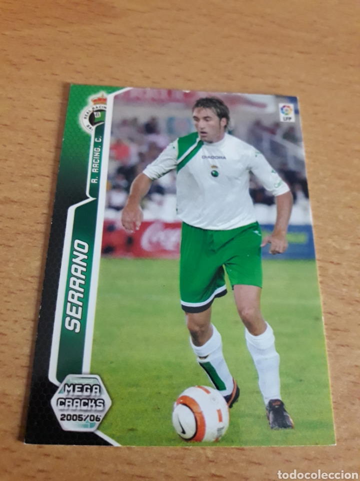 Figurine di Calcio: Panini megacracks 2005 2006 05 06 471 Serrano fichaje Racing de Santander