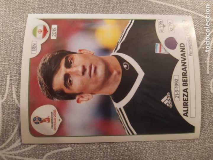 Fu&szlig;ball-Sticker: MUNDIAL DE RUSIA WORLD 2018 18 PANINI N&ordm;174 174 ALIREZA BEIRANVAND IRAN NUEVO