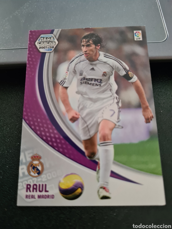 Cromos de f&uacute;tbol: MEGACRACK 2007/2008-REAL MADRID-RAUL - Foto 1