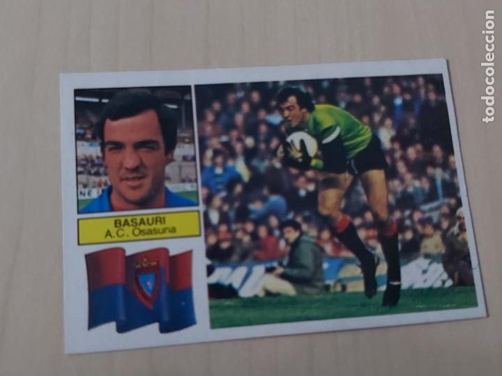 Cromos de f&uacute;tbol: EDICIONES ESTE 82 83 - BASAURI - CROMO RECUPERADO - OSASUNA - Foto 1