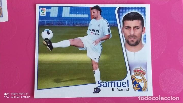 Cromos de f&uacute;tbol: SAMUEL REAL MADRID ESTE 04 05 2004 2005 - Foto 1