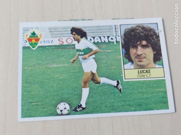Cromos de f&uacute;tbol: EDICIONES ESTE 84 85 - LUCAS - CROMO RECUPERADO - ELCHE - Foto 1