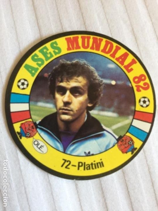 Cromos de f&uacute;tbol: Platini espa&ntilde;a 82 - Foto 1