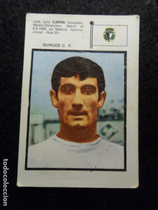 Figurine di Calcio: CAPON DEL BURGOS ALBUM FHER TEMPORADA LIGA 1971 - 1972 ( 71- 72 )