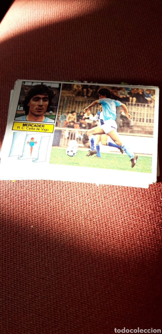 Cromos de f&uacute;tbol: Mercader celta este 82 83 1982 1983 despegado - Foto 1