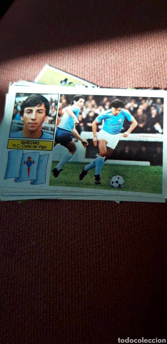 Cromos de f&uacute;tbol: Quecho celta este 82 83 1982 1983 despegado - Foto 1