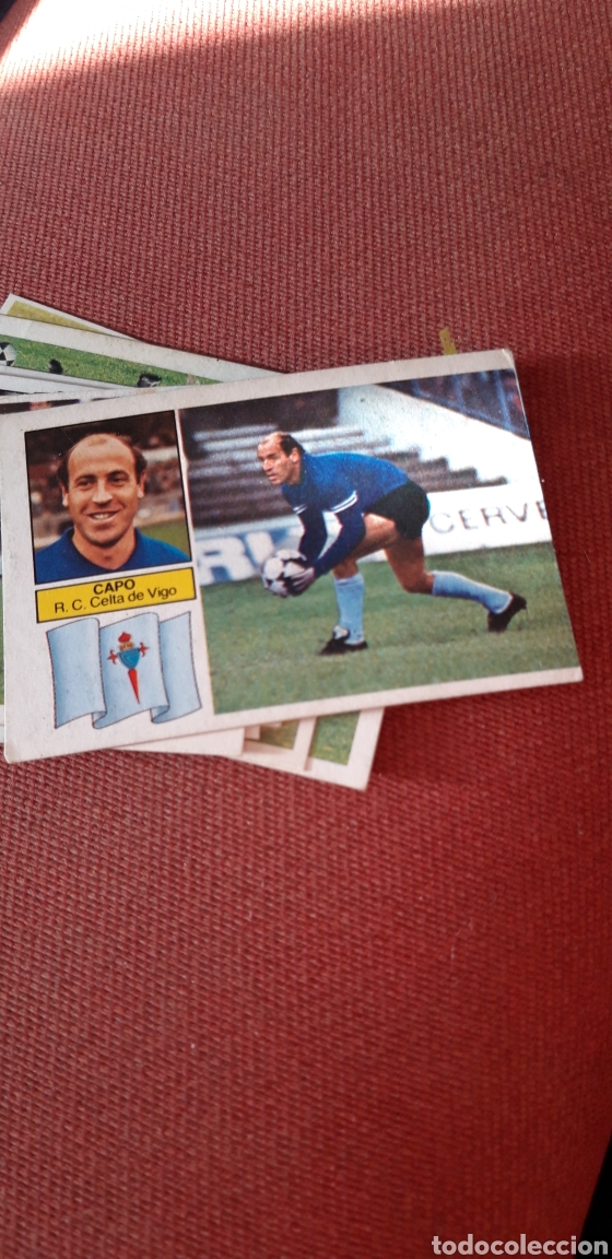 Cromos de f&uacute;tbol: Capo celta este 82 83 1982 1983 despegado - Foto 1
