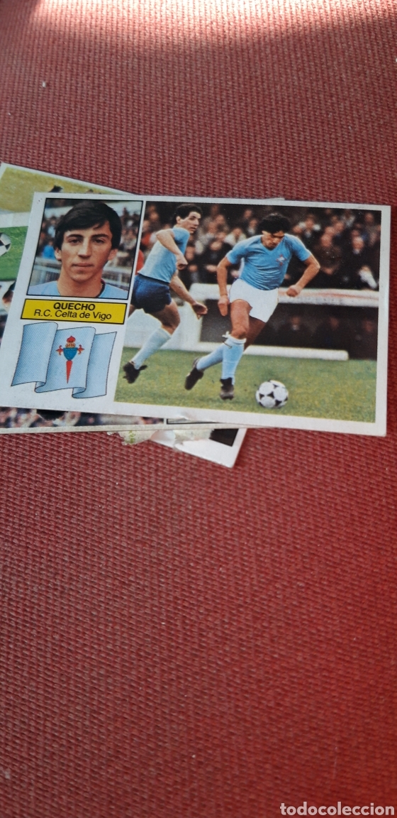 Cromos de f&uacute;tbol: Quecho celta este 82 83 1982 1983 despegado - Foto 1