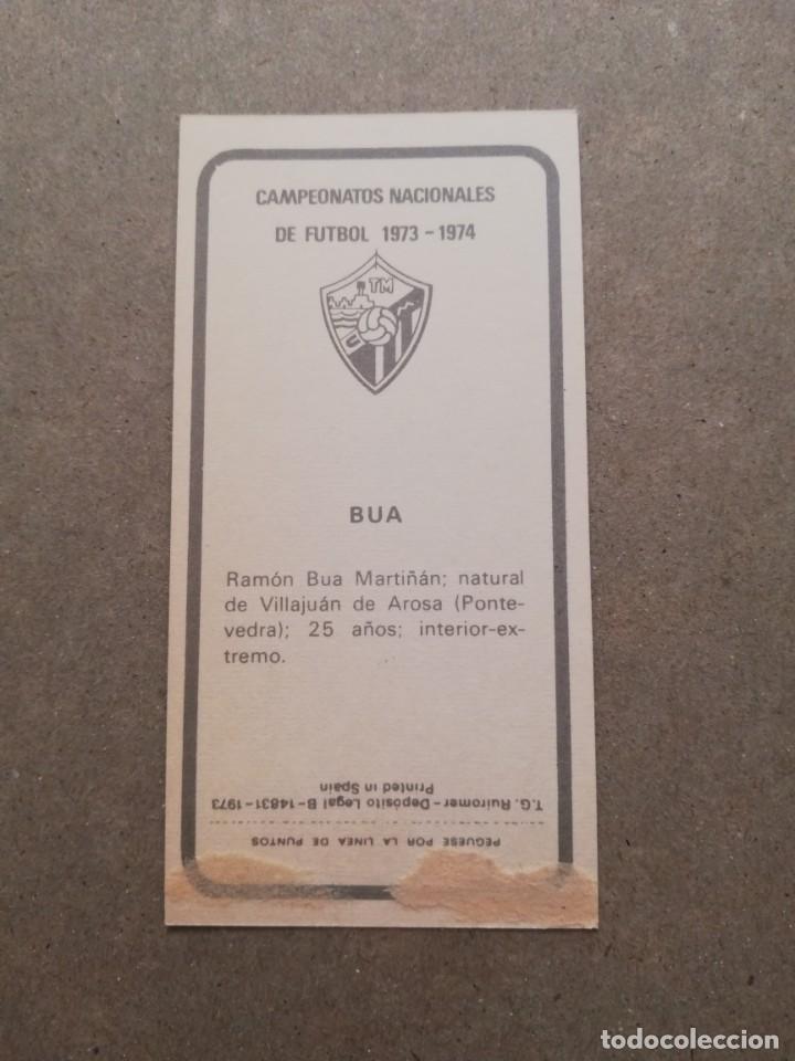 Cromos de f&uacute;tbol: Bua M&aacute;laga 73-74 - Foto 2