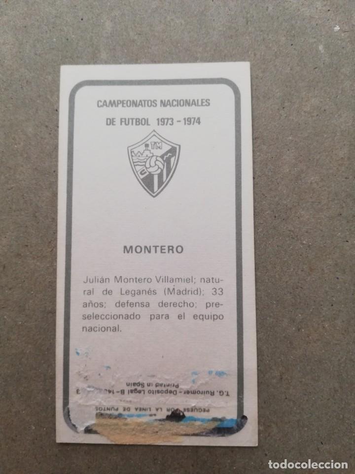 Cromos de f&uacute;tbol: Montero M&aacute;laga 73-74 - Foto 2
