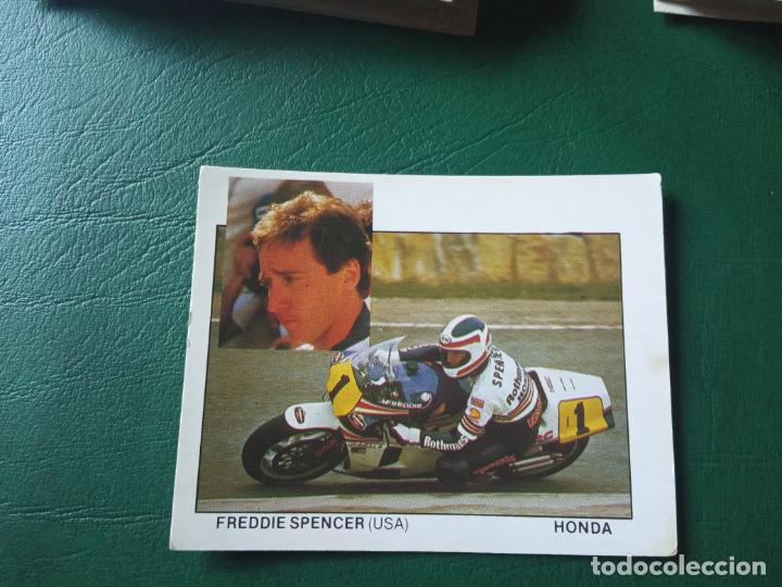 Fu&szlig;ball-Sticker: FREDDIE SPENECER USA HONDA ED UNIDAS MOTOS CROMO - SIN PEGAR- RF0 175