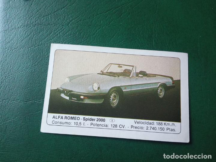 Fu&szlig;ball-Sticker: ALFARO ROMERO SPIDER 2000 ED UNIDAS COCHES CROMO - SIN PEGAR- RF0 6