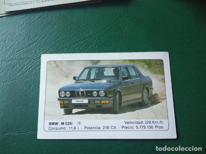 Fu&szlig;ball-Sticker: BMW M 535I ED UNIDAS COCHES CROMO - SIN PEGAR- RF0 26