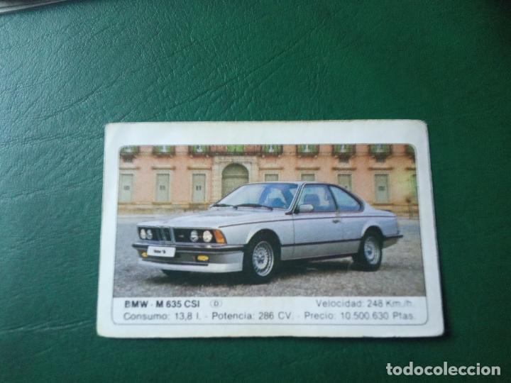 Fu&szlig;ball-Sticker: BMW M 635 CSI ED UNIDAS COCHES CROMO - SIN PEGAR- RF0 27