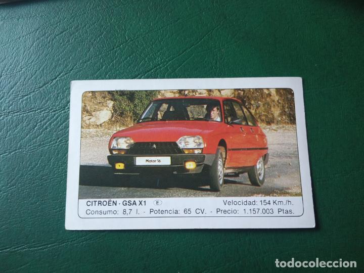 Fu&szlig;ball-Sticker: CITROEN GSA X1 ED UNIDAS COCHES CROMO - SIN PEGAR- RF0 34