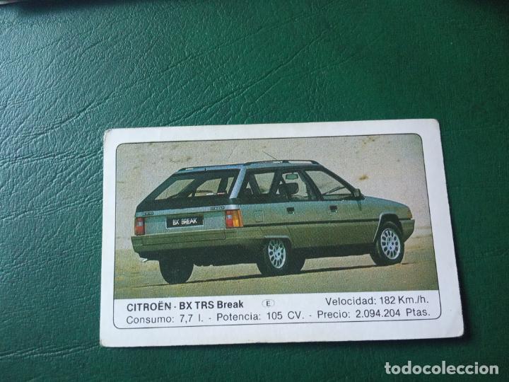 Fu&szlig;ball-Sticker: CITROEN BX TRS BREAK ED UNIDAS COCHES CROMO - SIN PEGAR- RF0 37
