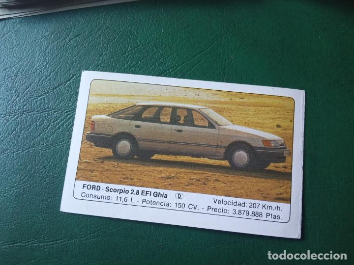 Fu&szlig;ball-Sticker: FORD SCORPIO 2,8 EFI GHIA ED UNIDAS COCHES CROMO - SIN PEGAR- RF0 61