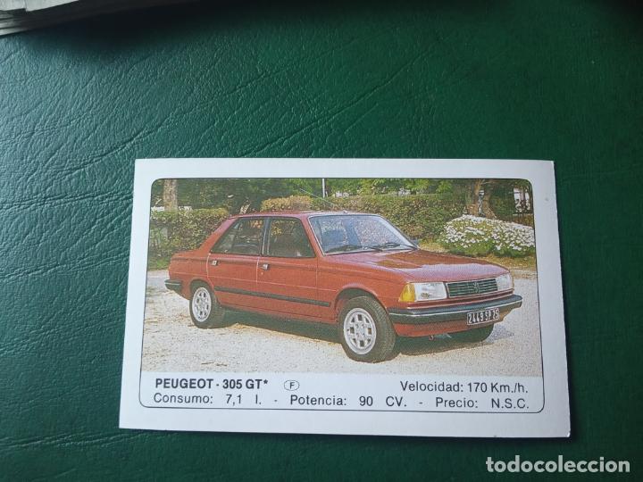 Cromos de F&uacute;tbol: PEUGEOT 305 GT ED UNIDAS COCHES CROMO - SIN PEGAR- RF0 108