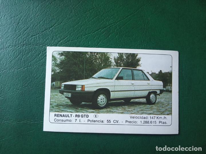 Cartes &agrave; collectionner de Football: RENAULT R9 GTD ED UNIDAS COCHES CROMO - SIN PEGAR- RF0 121