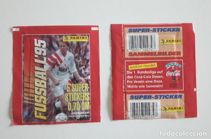 Cromos de F&uacute;tbol: Sobre sin abrir Panini Fussball 95 - 5 cromos