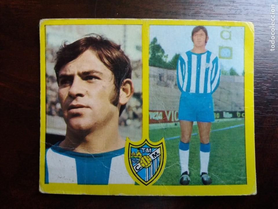 Cromos de f&uacute;tbol: CROMO MORI. C. D. M&Aacute;LAGA. EDICIONES ESTE 1972. - Foto 1