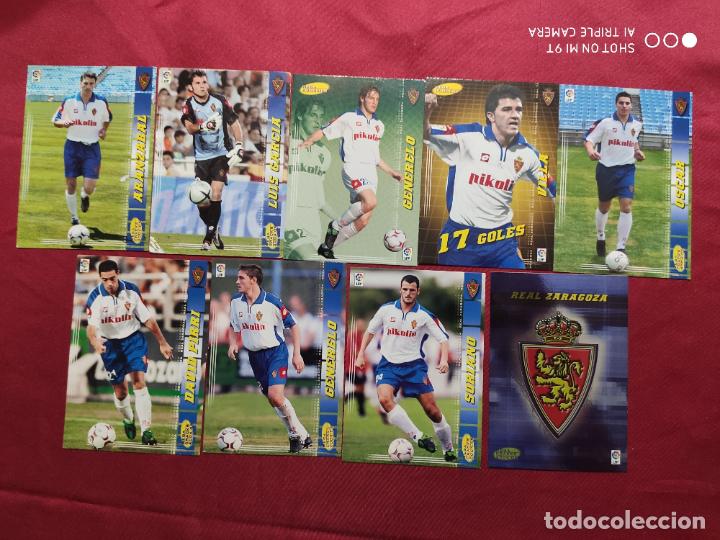 Cromos de Futebol: ZARAGOZA.. LOTE 7 FICHAS MEGACRACKS LIGA 2004 2005. PANINI. VER FOTOS ADICIONALES