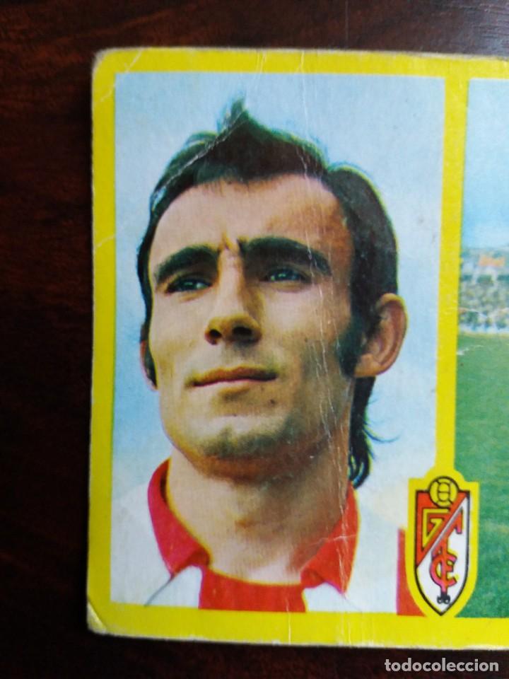 Cromos de f&uacute;tbol: CROMO GARRE. GRANADA C. F. EDICIONES ESTE 1972. - Foto 3