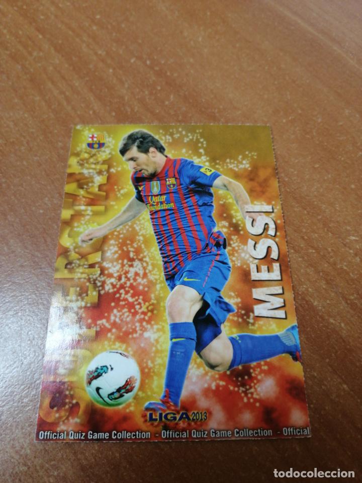 Cromos de Futebol: CROMO MESSI MUNDICROMO FUTBOL CLUB BARCELONA OFFICIAL QUIZ GAME COLLECTION 2013 N&ordm; 053
