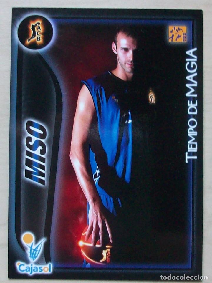 Cartes &agrave; collectionner de Football: 339 MISO CAJASOL TIEMPO DE MAGIA FICHAS ACB LIGA 2009 2010 09 10