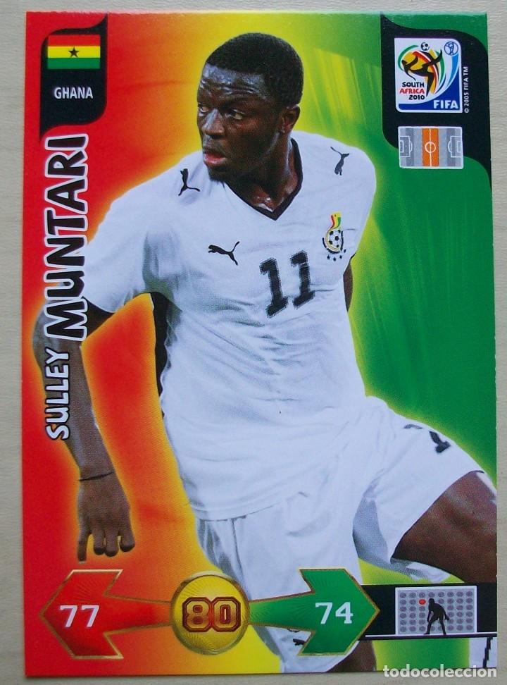 Cromos de f&uacute;tbol: MUNTARI GHANA FICHAS ALBUM ADRENALYN XL MUNDIAL SOUTH AFRICA 2010